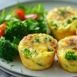 Broccoli and Egg Muffins ready to enjoy