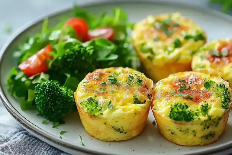 Broccoli and Egg Muffins ready to enjoy