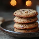 freshly baked peanut butter cookie recipe with soft golden texture
