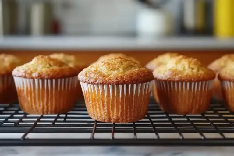 Freshly baked muffins without eggs