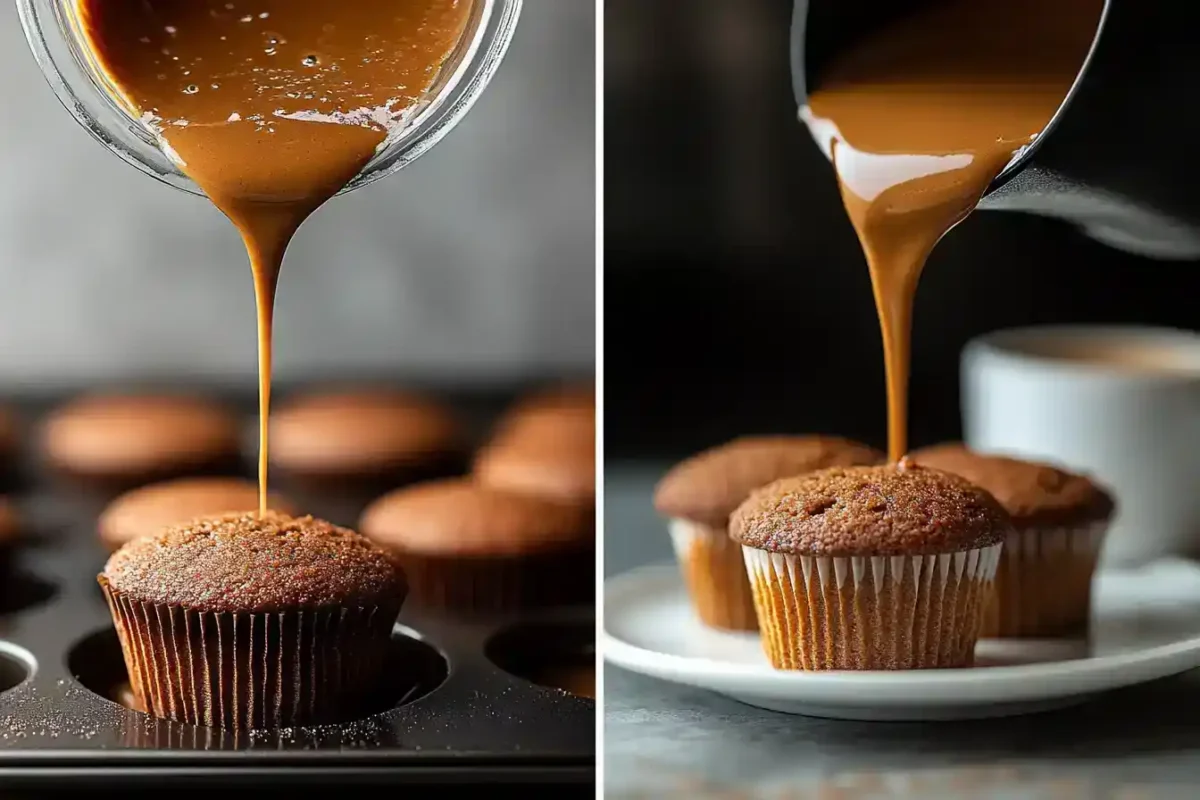 Baking and serving eggless muffins