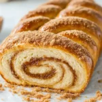 biscoff swirl babka with cookie butter