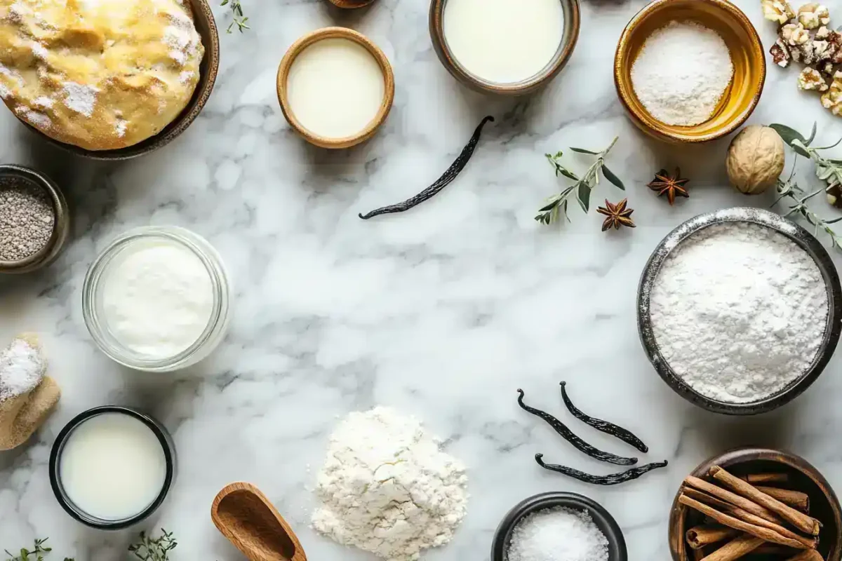 Ingredients for eggless muffin recipe