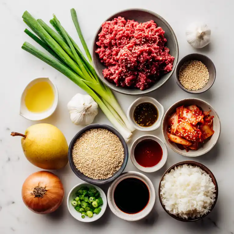 ingredients for bulgogi beef bowl calories recipe