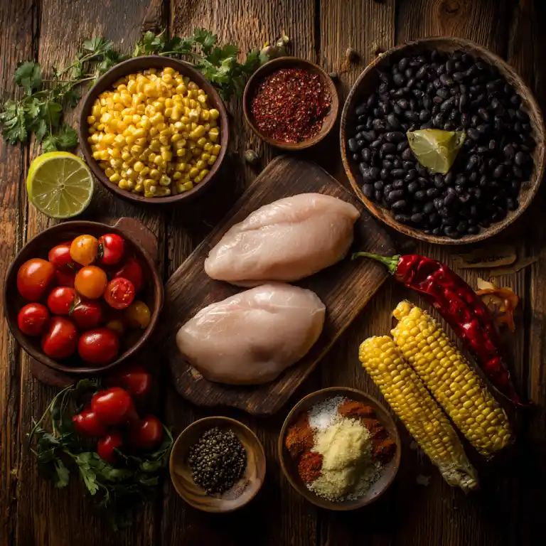 ingredients for chicken tortilla soup instant pot with frozen chicken