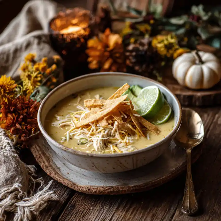 serving instant pot cheesy chicken tortilla soup