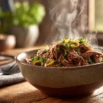 ingredients for slow cooker Mississippi pot roast bowl