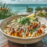 street corn chicken bowls recipe featured image